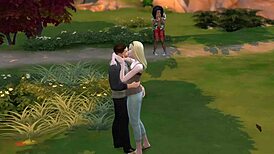 Military guy enjoys outdoor activities in the public park