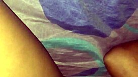 Big Dildo Penetrates Tight Latina Pussy