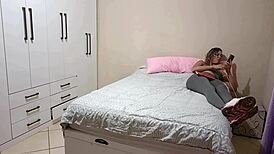 Blond tanečnice vymrdá šéfa na pohovoru