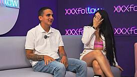 estella osorio seduces shy boy with big natural tits