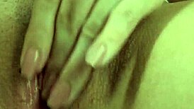 Cute latina brunette gets hot in the mall and touches herself