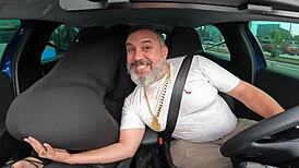 Leticia Cortes Gives Ass in Car Ride with Ted