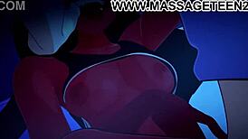 Watch the animation of meru the succubus in this sexy hentai 3d movie with monster cock fucking her ass