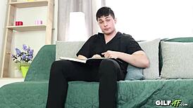 Sex Starved 60-Year-Old Granny Craves Hardcore Action with Younger Men