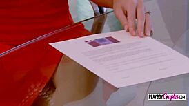 swinger babes give an oil massage in group orgy