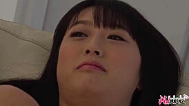 Hot Japanese Girl Tomomi Motozawa Fingers Shaved Pussy Naked During Uncensored Interview