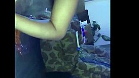 deep stroke doggystyle with big ass ebony riding big cock in pov