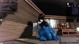 horny demon girl fucks follower in missionary and doggystyle