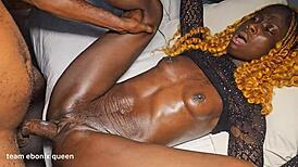 skinny sarah returns for hardcore fucking with big cock action. she rides wild!