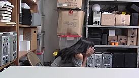 Caught Stealing in the Police Bust