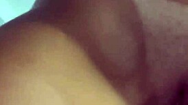 Caught her bathing, then dove into her pussy