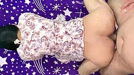 Pakistani Punjabi Bhabhi Fucked Hard by Indian Guy with Legs Lifted