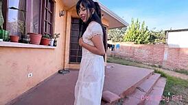 Mi Hermanastra Terminó Toda Mojada Por No Limpiar El Jardín