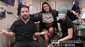 Channy Crossfires Pussy Gets Fucked by Lesbians