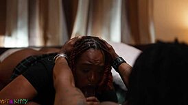 i'm sucking slutty kittylove, getting throat and pussy filled with big black cock