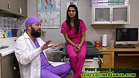 backstage with misty addams, a brunette smoker sharing her story time