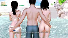 I explore my emotions in harem hotel 150, indulging in personal fantasies within the game world.