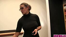 hot milf says, 'come here, shy virgin, let me dry hump you'