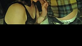 wow, on v�speras de dar, hubby sent me for cuckold gift 😜