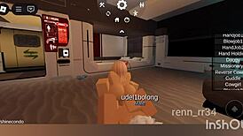 Blonde Gets Fucked By Catboy In Roblox World