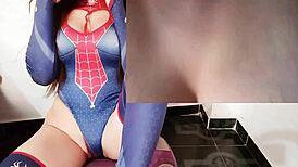 gothic latina with big tits fucks her perverted stepbrother, reaching orgasm