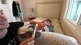 The Sole Buffet Experience With Bound Babe And Toys