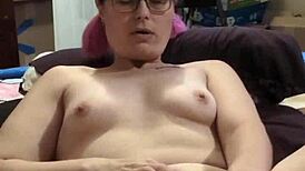 Solo squirt session with intense squirting and moaning