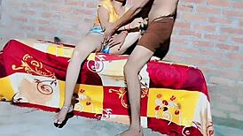 Hey, watch this gadarai bhabhi get pounded hard in her first homemade session