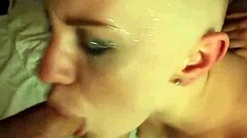 Two Men with Huge Dicks Fuck a Russian Blonde from Both Sides