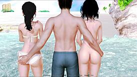 I explore my emotions in harem hotel 150, indulging in personal fantasies within the game world.