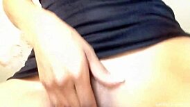 Latina Gabby Quinteros Masturbates Her Nipples to Intense Orgasm