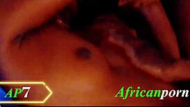 Ebony Woman Experiences Intense Encounter With A Well-Endowed Man Outdoors