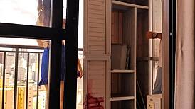 vagninho says, 'fix the closet, then fuck my gaping ass' to agatha mama