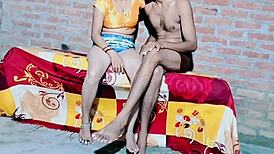 Hey, watch this gadarai bhabhi get pounded hard in her first homemade session