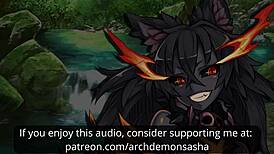 Hellhound Girl Dominates You R-18 Asmr!