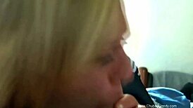 Italian Amateur BBW Sucks Cock Hard and Takes Intense Anal Fucking with Facial Cum