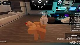 Blonde Gets Fucked By Catboy In Roblox World