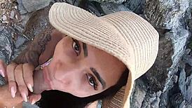 He forces teen latina to swallow cum