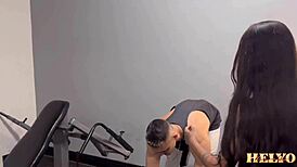 Latina Funkeira Girlfriend Cheats with Trainer in Tight Sensual Action