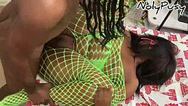 Nigeriansk slay queen kneppes hårdt af ghanesisk bbc