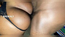 He Went Crazy Riding My Back with Big Black Cock