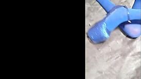 Wow, this milf has a perfect body in pantyhose and eight-inch heels.