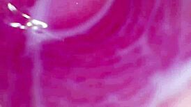 homemade video with camera deep in wet pussy, capturing intense orgasm