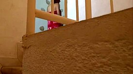 dana barzagli and luna spied on in bath