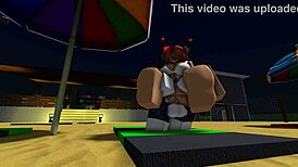 my special beach day with big tits and ass on display