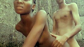 nasty students make out first time at party