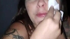 My husband filming me at gloryhole