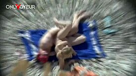 Plump Tanned Milf Gets Juicy Pussy Fucked Doggystyle On Beach And Creampied