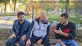 last minute triple date turns wild with christen courtney in 3on1 anal and dp, ending with cum in mouth.