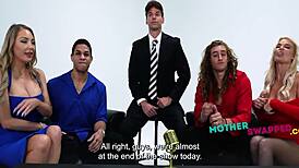 Breeding My Best Friend's Step Mom While He Nails Mine!